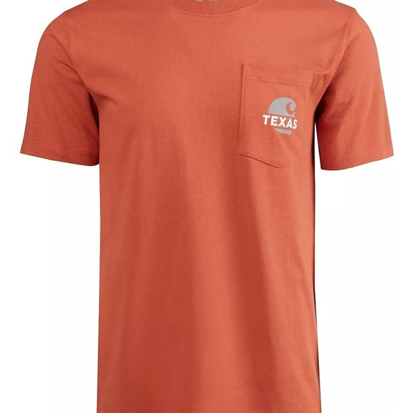 Carhartt Casual Orange Short Sleeve Tee with Graphic Detail - Picture 2 of 10
